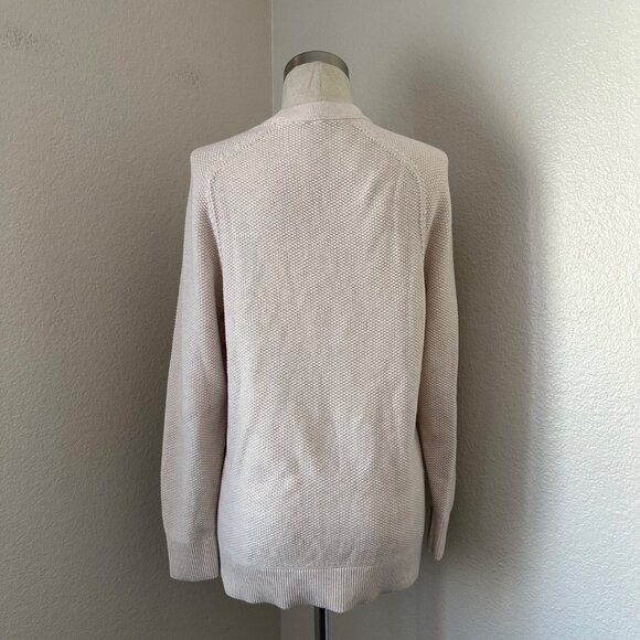 Lululemon Womens Cream Textured Knit Crewneck Sweater Pullover Long Sleeve XS - Picture 2 of 9